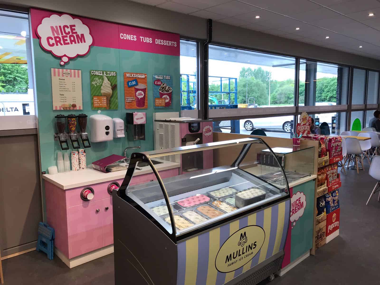 Martin Food Equipment Ice-Cream-Parlour Centra, Lake Road, Craigavon Installations 