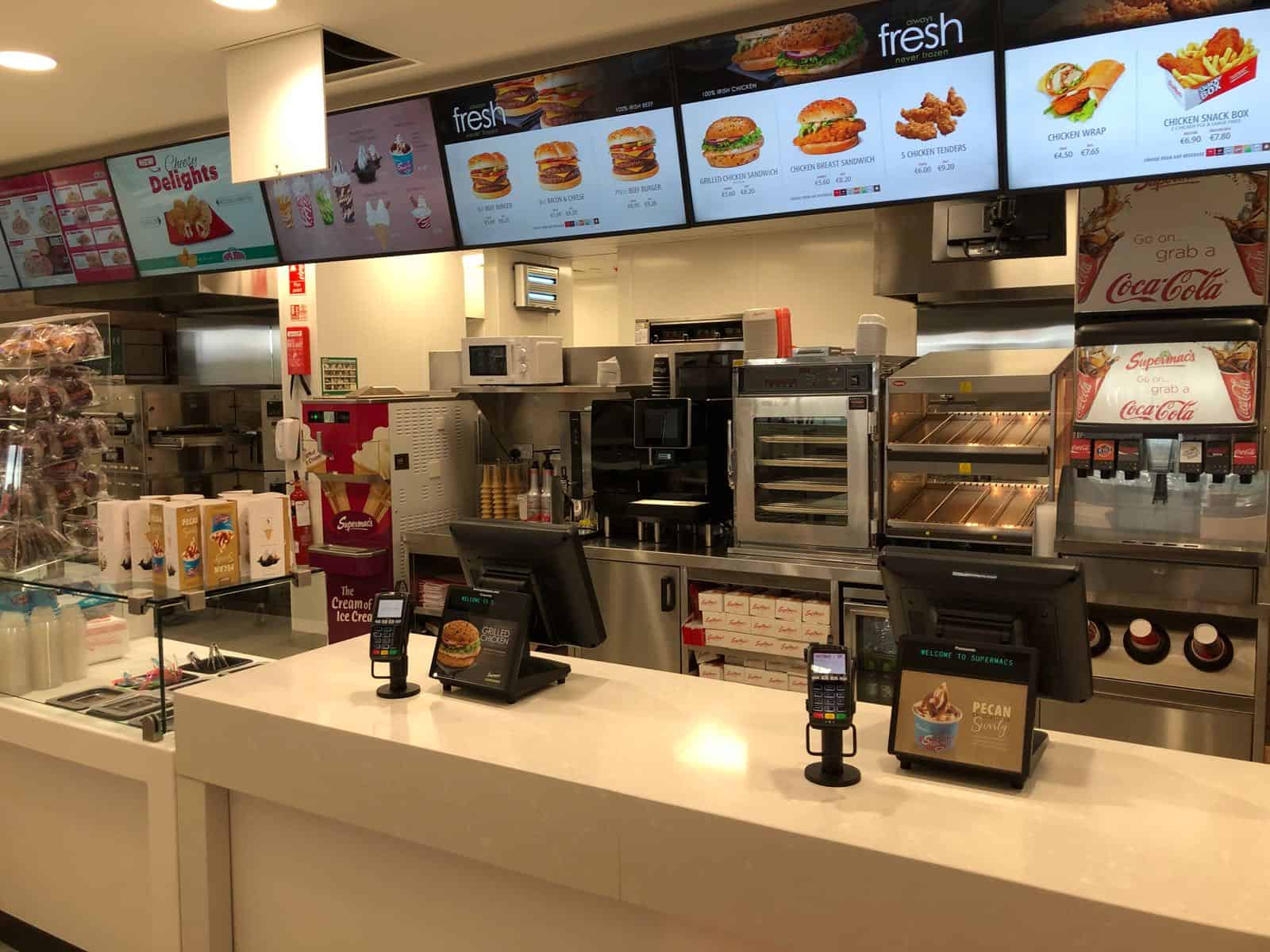Martin Food Equipment Front-Counter-Donegal-Plaza-1 Supermac's Donegal Plaza Installations 